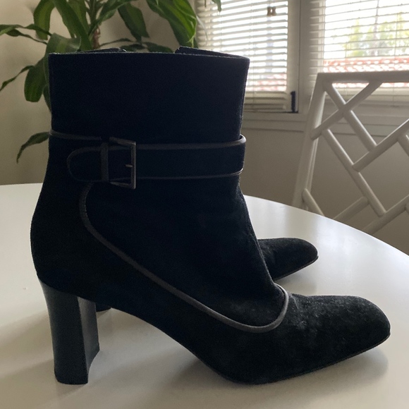 Via Spiga Black Suede Boots - Picture 3 of 3